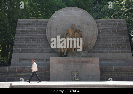 André Maginot Memorial, Verdun, Francia Foto Stock