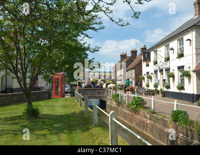 East Meon Meon Valley Hampshire REGNO UNITO Foto Stock