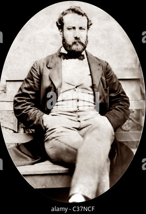 Jules Verne Gabriel, autore francese Jules Verne Foto Stock