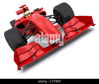 3D render di una formula one racing car Foto Stock