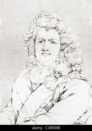 Sébastien Le Prestre, Seigneur de Vauban e Marchese de Vauban, 1633 - 1707. Ingegnere militare e il Maresciallo di Francia. Foto Stock