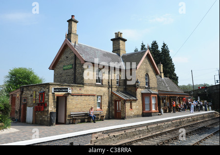 La Severn Valley Railway Station Arley in Worcestershire Inghilterra Regno Unito Foto Stock