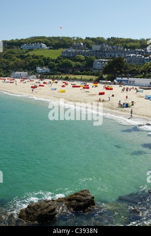 St Ives Porthminster beach in Cornwall Regno Unito. Foto Stock