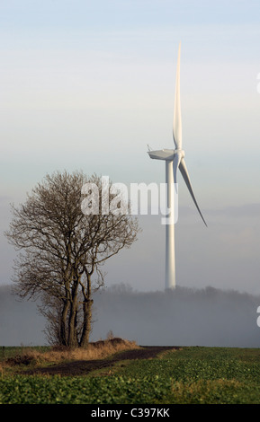 Wind Farm vicino a Sedgefield, nella contea di Durham. Regno Unito Foto Stock