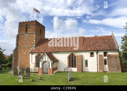 Villaggio Chiesa, Levington, Suffolk, Regno Unito Foto Stock