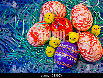 Uova di Pasqua Foto Stock