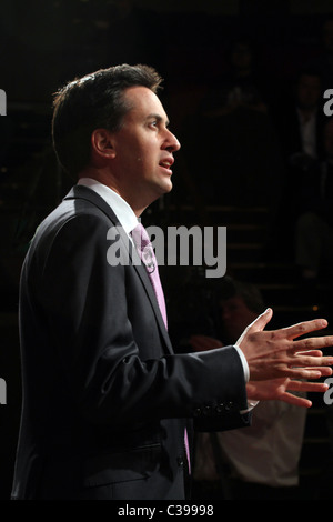 LEADER LABURISTA ED MILIBAND A SÌ REFERENDUM NEL RALLY DI LONDRA, REGNO UNITO Foto Stock