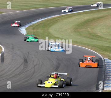 Formula 2 racing Donington storica festa 2011 Foto Stock