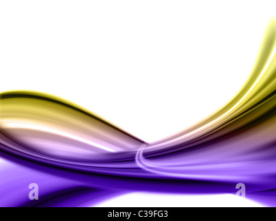 Le curve che scorre sullo sfondo Foto Stock