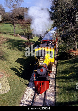 Trans-Veldt Railroad, Busch Gardens Theme Park, Tampa, Florida, Stati Uniti d'America. Foto Stock