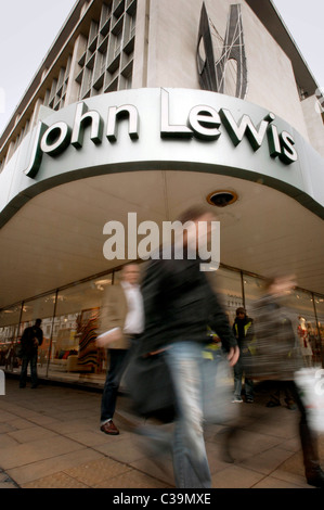 Esterno del flagship John Lewis Store su Oxford Street, Londra. Foto Stock