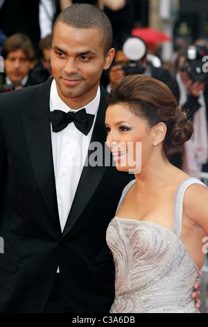 Eva Longoria Parker e Tony Parker 2009 Festival Internazionale del Cinema di Cannes - Giorno 3 "Stella luminosa' premiere - Arrivi Cannes, Foto Stock