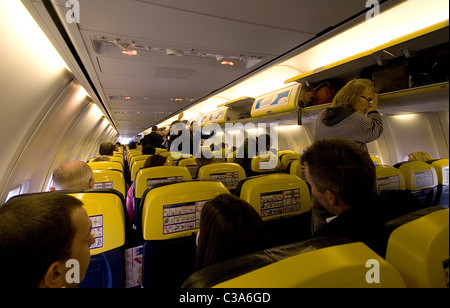 Un aereo Ryanair a Knock aeroporto, West Ireland Foto Stock