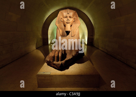 Il Grand Sphinx, Museo del Louvre, Parigi Foto Stock