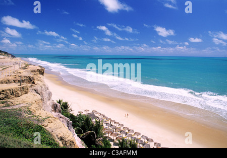 Brasil, Rio Grande do Norte stato, vicino a Tibau do Sul villaggio, la Ponta do Madeiro beach Foto Stock