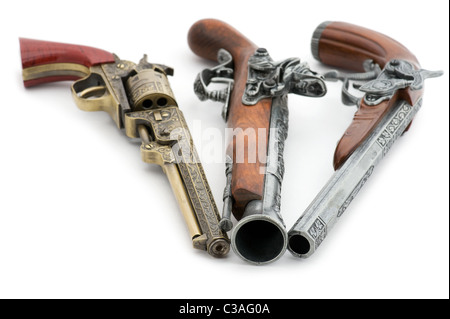 pistola più chiara su sfondo bianco Foto stock - Alamy