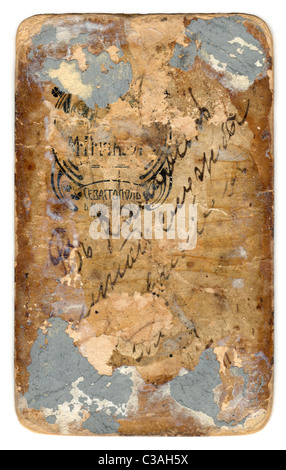 Grunge sfondo della vecchia cartolina Foto Stock