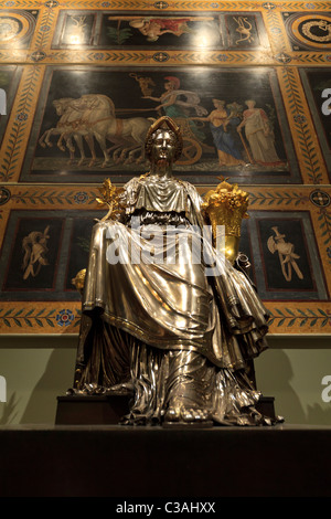 Statua della pace, la Paix in argento e bronzo, Museo del Louvre, Parigi Foto Stock