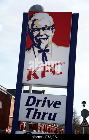 KFC drive thru segno Foto Stock