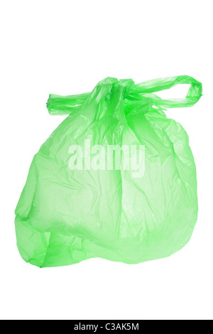 Plastica borsa shopping Foto Stock