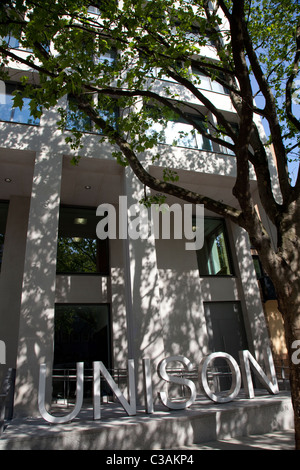 Nuova sede di Unison unione, Euston Road, Londra Foto Stock