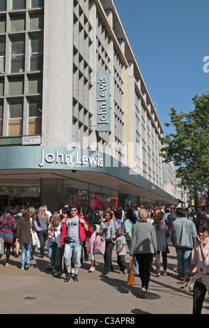 John Lewis Store su Oxford Street, Londra, Regno Unito. Foto Stock