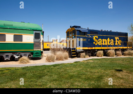 Un museo della ferrovia, Barstow, California, Stati Uniti d'America Foto Stock