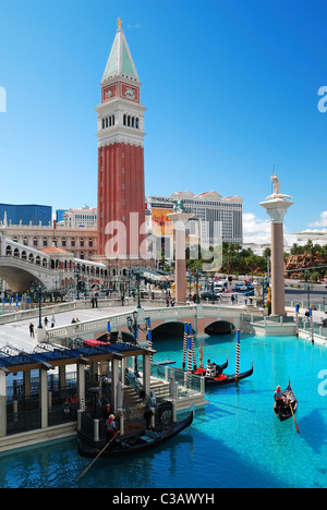 Il Venetian Hotel e Casinò di Las Vegas. Foto Stock