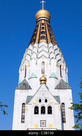 San Alessio della Russia Memorial Church, Lipsia, Sassonia, Germania Foto Stock