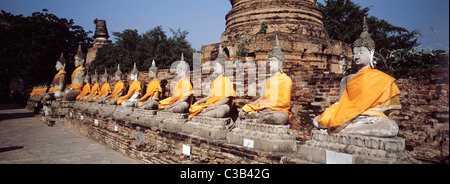 Thailandia Phra Nakhon Si Ayutthaya Provincia di Ayutthaya (ex capitale del Siam) elencati come patrimonio mondiale dall' UNESCO Wat Yai Chai Foto Stock