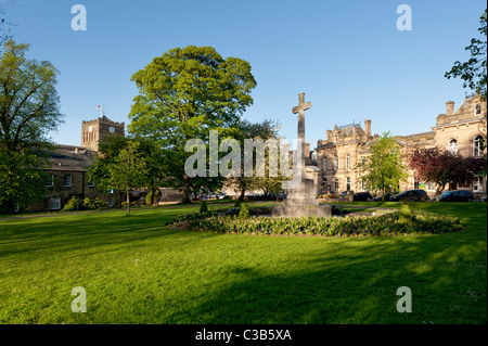 Il Sele e Memoriale di guerra in Hexham, Northumberland Foto Stock