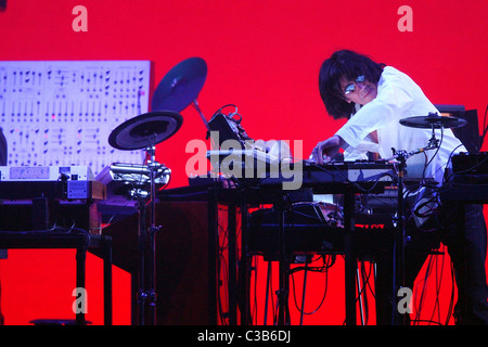 Jean Michel Jarre suona presso Heineken Music Hall e Amsterdam Paesi Bassi - 26.05.09 **Non per la pubblicazione in Olanda** Foto Stock