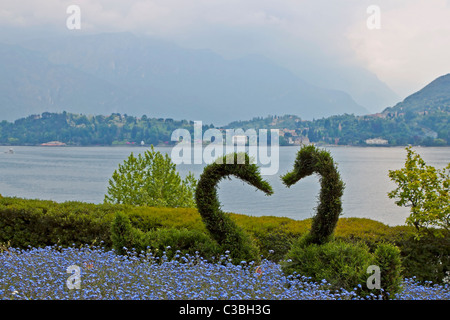 Villa Carlotta und der berühmte botanische Garten Foto Stock