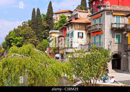 Malerischer Ort am Lago di Como Foto Stock