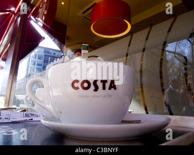 Immagine illustrativa di Costa Coffee. Foto Stock