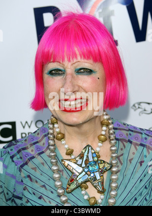 ZANDRA RHODES CHAMPAGNE LANCIO DI BRITWEEK LOS ANGELES CALIFORNIA USA 26 Aprile 2011 Foto Stock