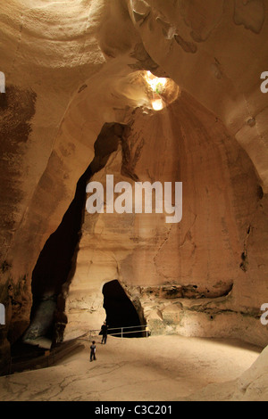 Israele, Shephelah, Bell grotta in Beth Guvrin Foto Stock