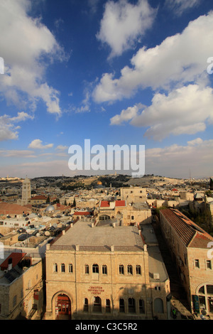 Israele, una vista di Gerusalemme la città vecchia Foto Stock