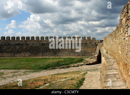 Parete della fortezza, Belgorod-Dnestrovskiy, Ucraina Foto Stock