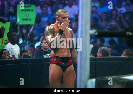 Randy Orton WWE Raw a Verizon Center di Washington DC, Stati Uniti d'America - 27.07.09 Foto Stock