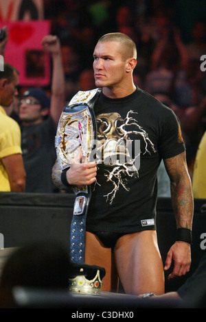 Randy Orton WWE Raw tenutosi presso il centro di Verizon. Washington DC, Stati Uniti d'America - 27.07.09 Foto Stock