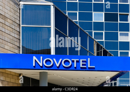 Ingresso al Novotel City Centre Hotel, Arundel Gate, Sheffield South Yorkshire, Regno Unito Foto Stock