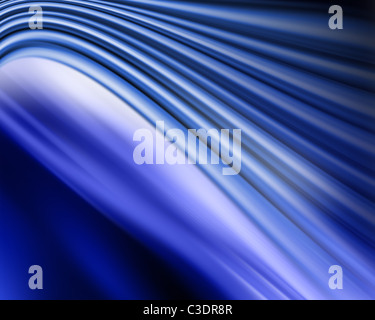 Abstract blue motion blur sullo sfondo Foto Stock