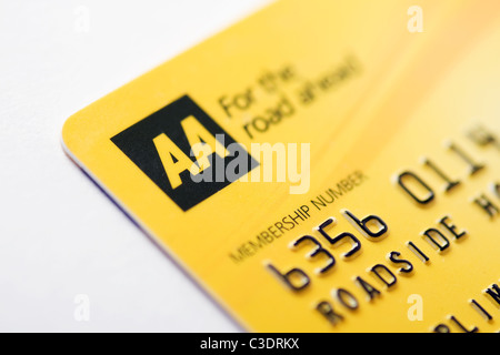 AA membership card Foto Stock