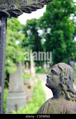 Il cimitero di Lychakiv, Lviv, Ucraina Foto Stock