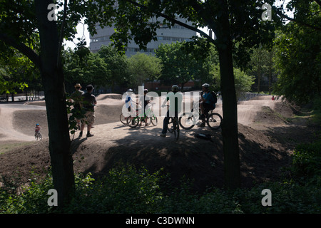 Bmx bike via a Hackney Londra Foto Stock