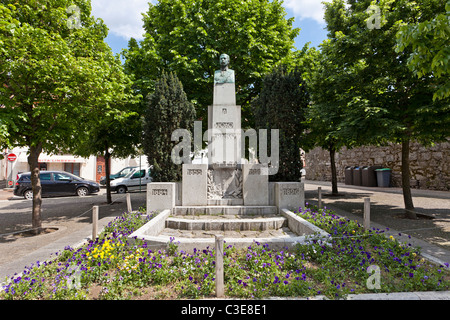 Monumento a Joao Franco in Guimaraes, Portogallo. Foto Stock