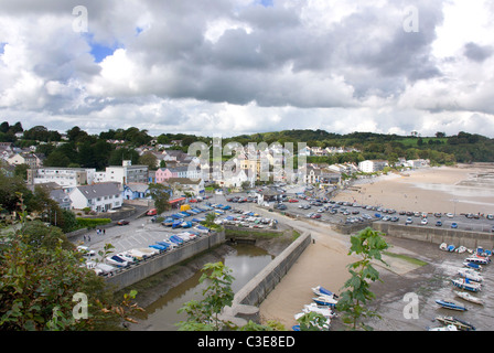 Saundersfoot, Pembrokshire, UK. Foto Stock