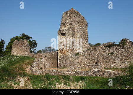 Berkhamsted rovina del castello, Hertfordshire, Inghilterra, Regno Unito Foto Stock