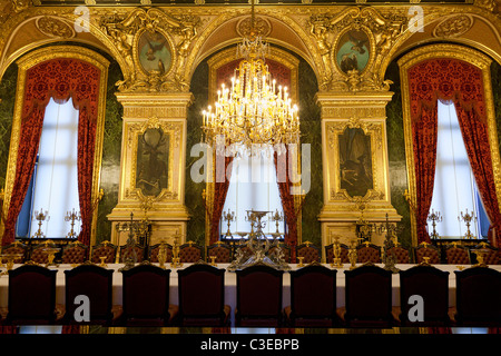 Francia, Parigi, il museo del Louvre, appartamenti di Napoleone III situato nell Ala Richelieu Foto Stock